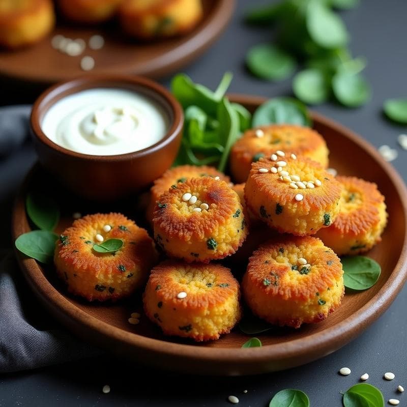 Croquetas de Lentejas y Espinacas: Aperitivo Crujiente en Airfryer y Sin Gluten
