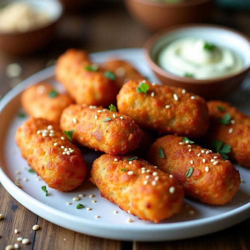 Croquetas de Lentejas Rojas y Cebolla Caramelizada: Receta Española en Airfryer Sin Gluten