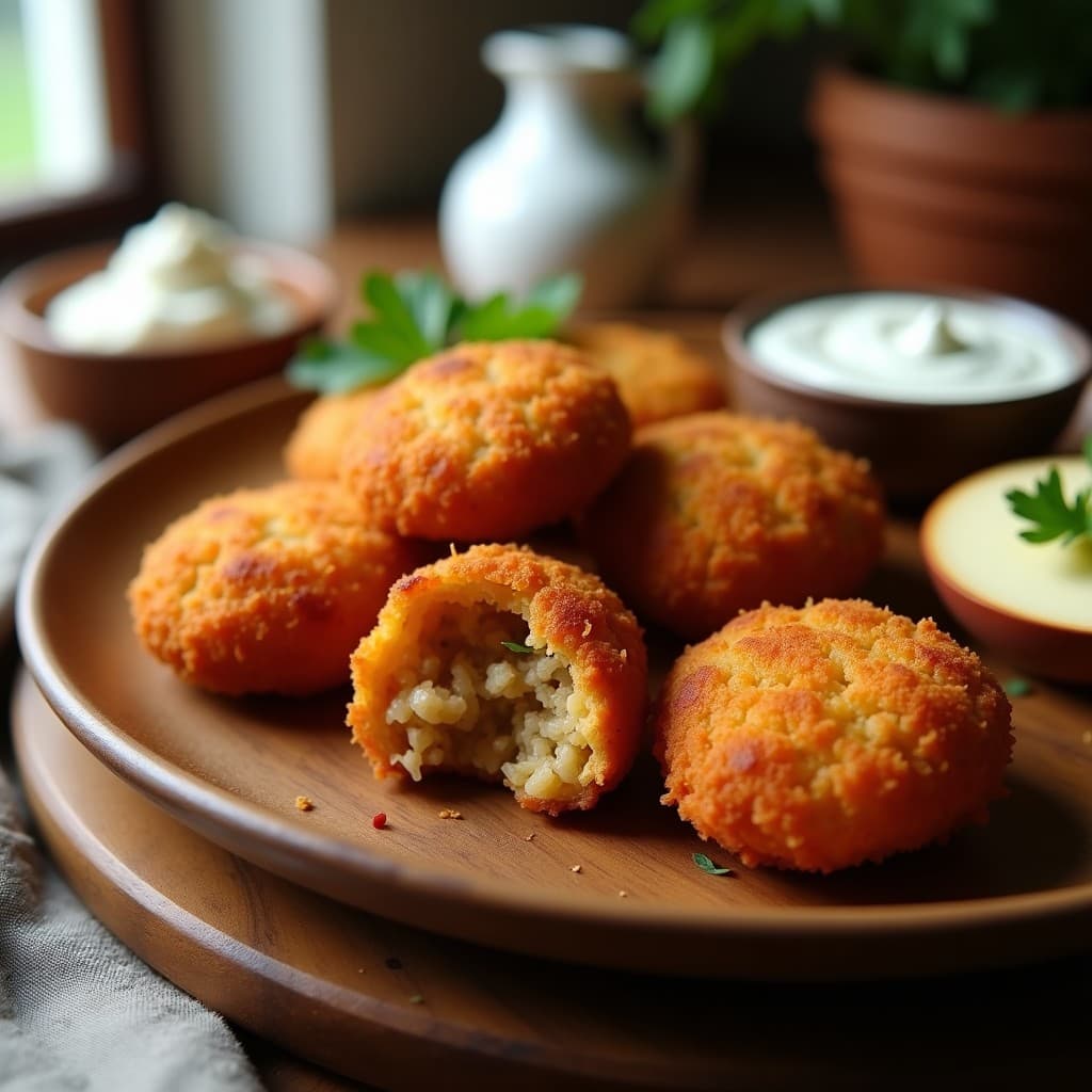 Croquetas de Lentejas Rojas y Cecina de Soja: Receta en Airfryer Sin Lactosa