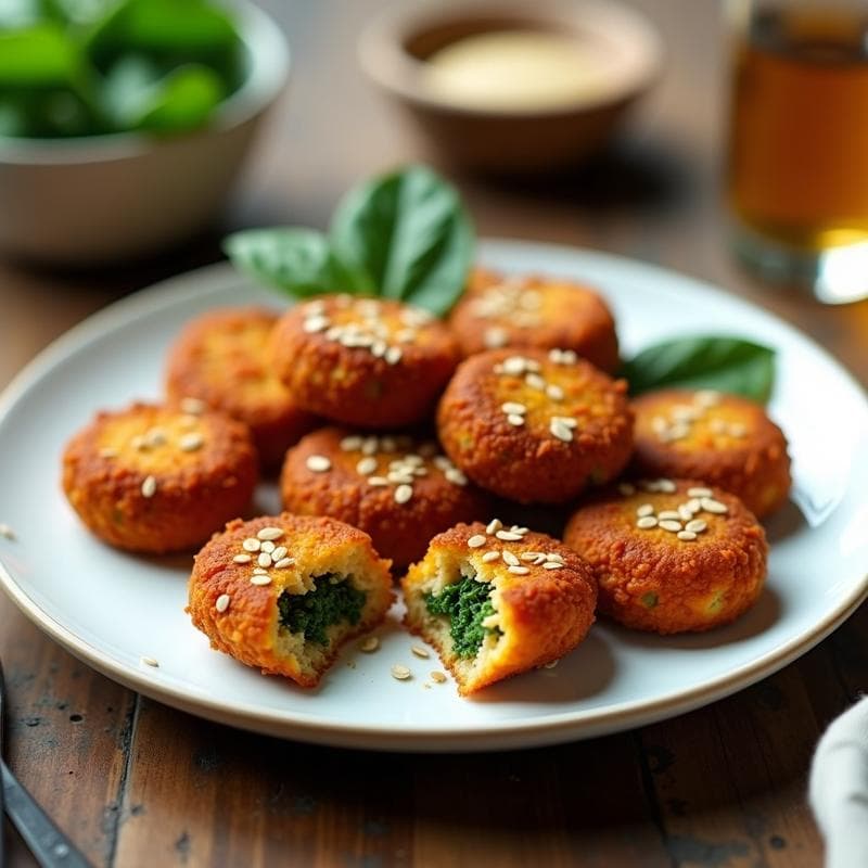 Croquetas de Lentejas Rojas y Espinacas: Receta en Airfryer Sin Harina y Sin Lácteos