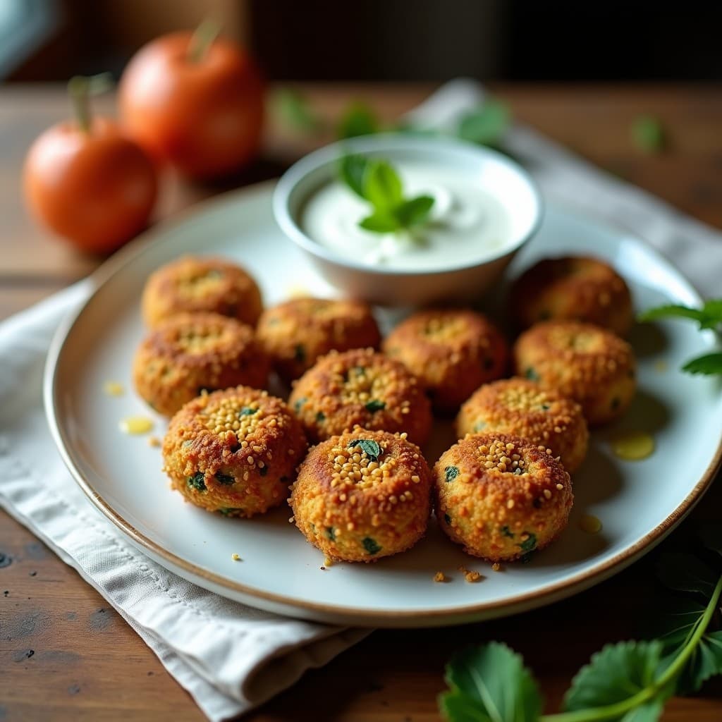 Croquetas de Lentejas Rojas y Espinacas con Costra de Sésamo: Aperitivo Vegano en Thermomix