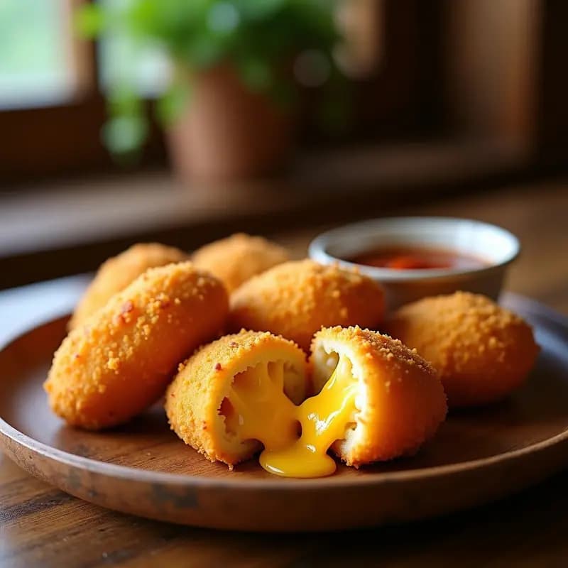 Croquetas de Mac and Cheese: Aperitivo Americano Ultra-Grasoso y Adictivo