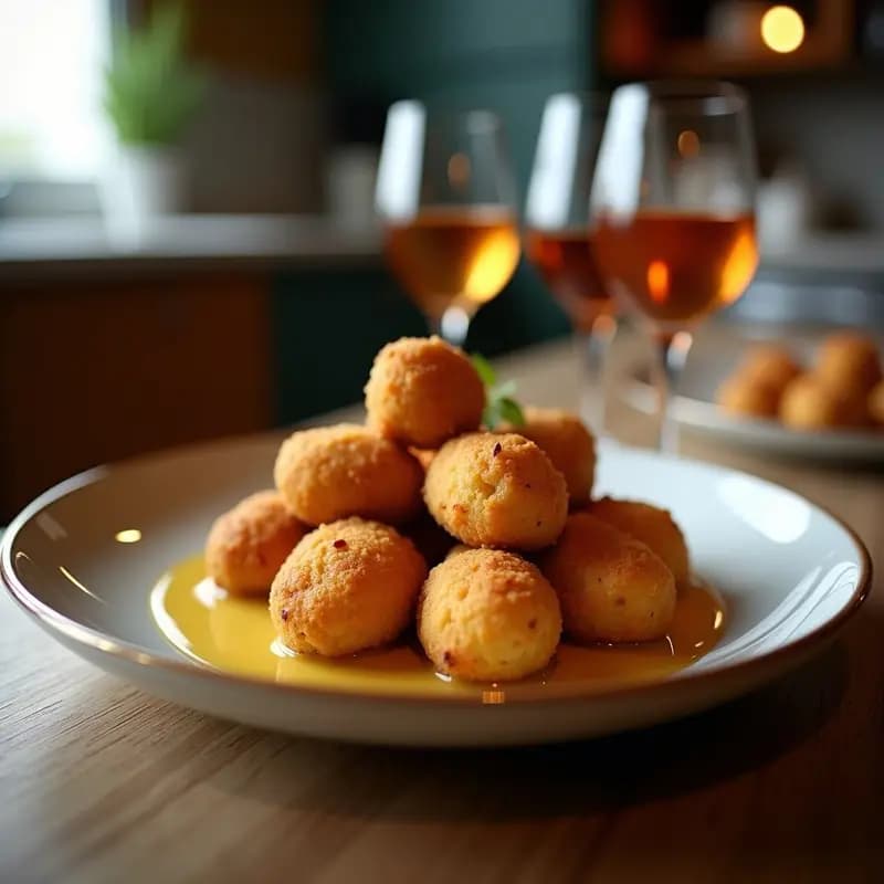 Croquetas de Morcilla de Burgos y Cebolla: Aperitivo Tradicional con Toque Crujiente