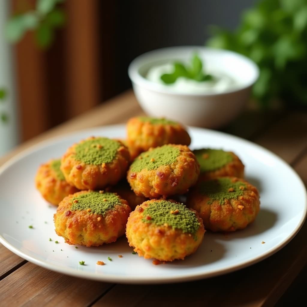 Croquetas de Moringa y Pollo: Receta India en Airfryer con Toque Verde