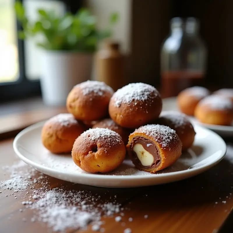 Croquetas de Nutella y Plátano Empanizadas con Pan rallado de Cereza: el Dulce que te Hará Olvidar la Dieta