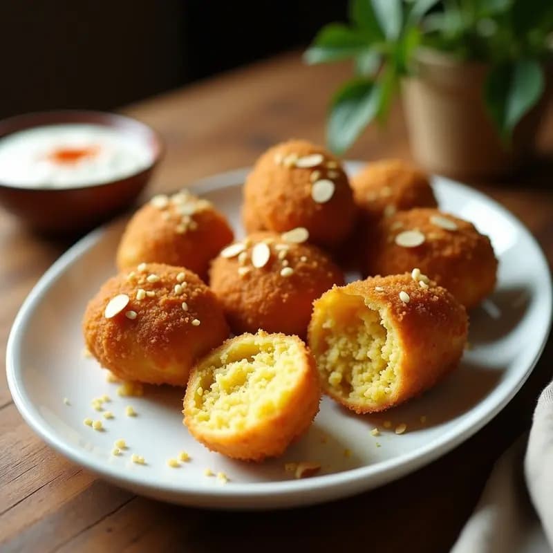 Croquetas de Pollo al Curry y Cuscús: Versión Innovadora de la Receta Tradicional