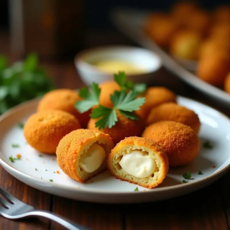 Croquetas de Pollo al Curry con Cobertura de Pan Panko: Receta en Airfryer con Crunch Extra