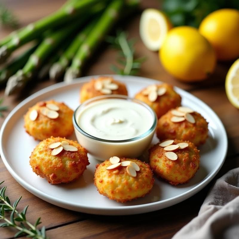 Croquetas de Pollo y Espárragos: Receta en Airfryer Sin Gluten y Alta en Proteína