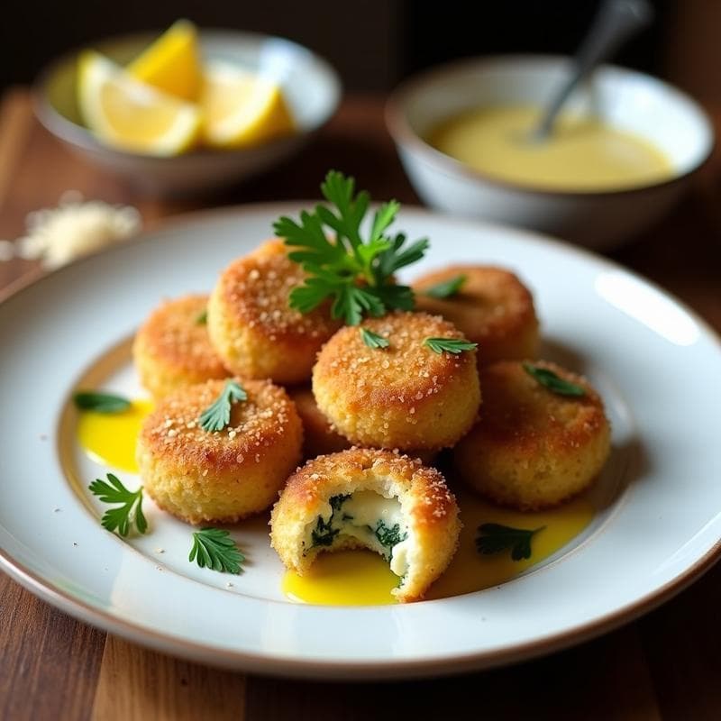 Croquetas de Pollo y Espinacas con Bechamel de Almendras: Receta Sin Lactosa en Airfryer