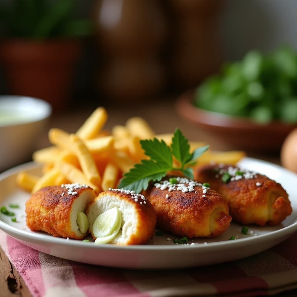 Croquetas de Pollo y Espinacas con Cobertura de Pan de Maíz: Receta Keto en Airfryer
