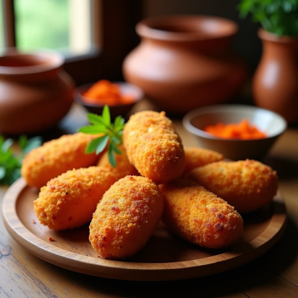 Croquetas de Pollo y Pimentón Ahumado: Receta Española en Airfryer sin Harina