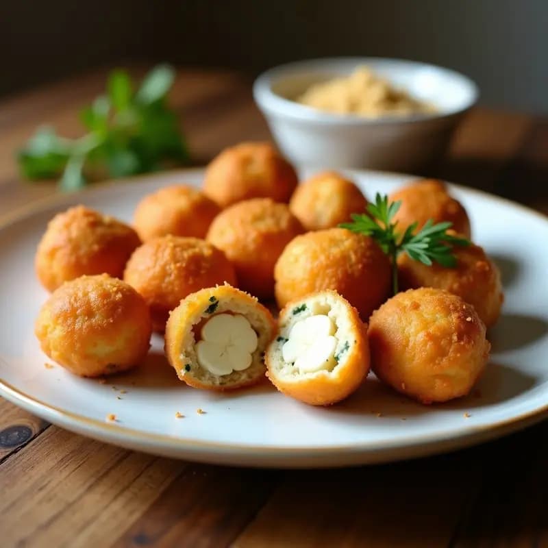 Croquetas de Pollo y Queso Azul: Receta Ultra Crujiente Frita en 30 Minutos