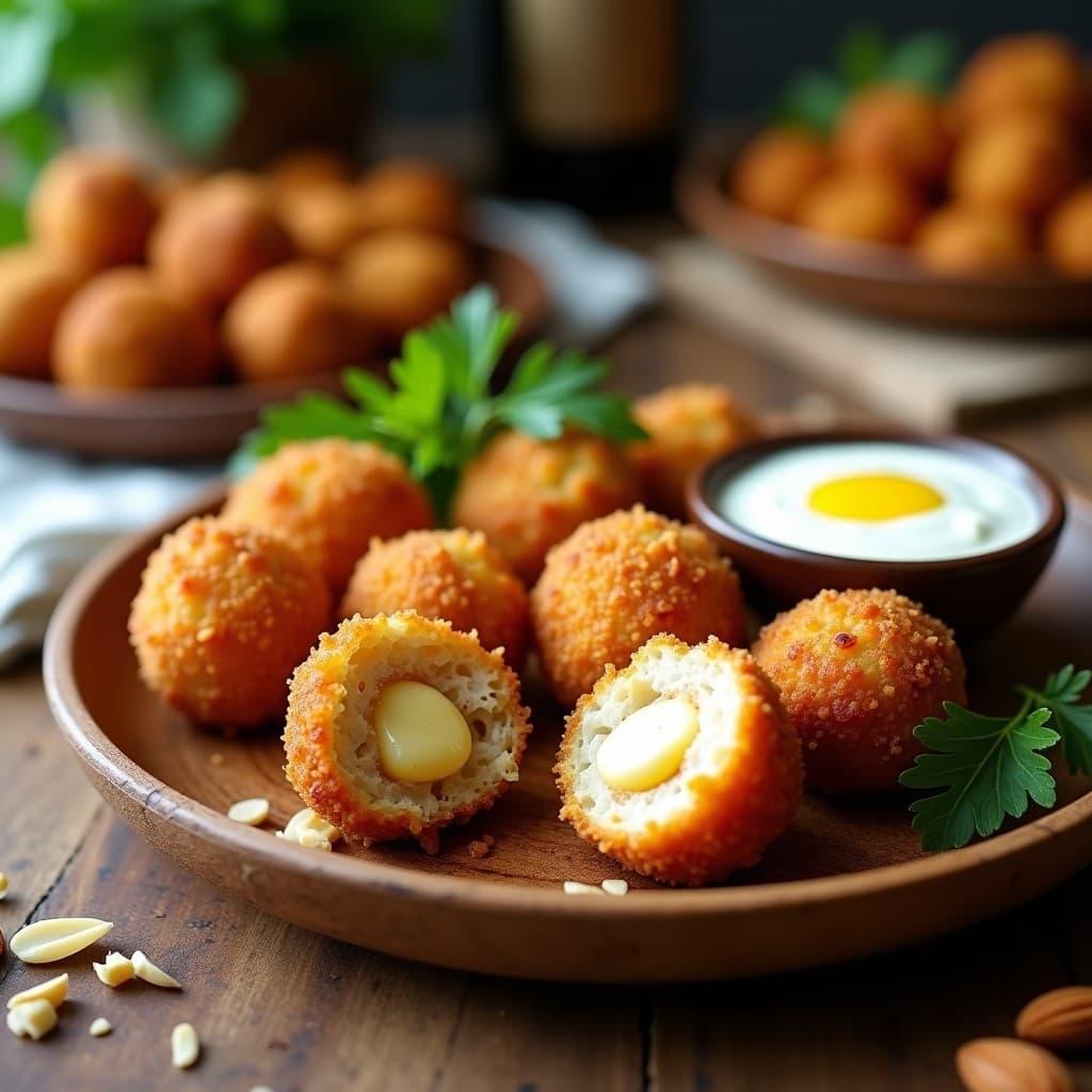 Croquetas de Pollo y Queso Manchego con Pan de Almendra: Receta Sin Gluten en Airfryer