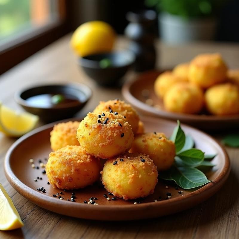 Croquetas de Quinoa y Algas Nori: Aperitivo Crujiente en Airfryer con Sabor a Mar