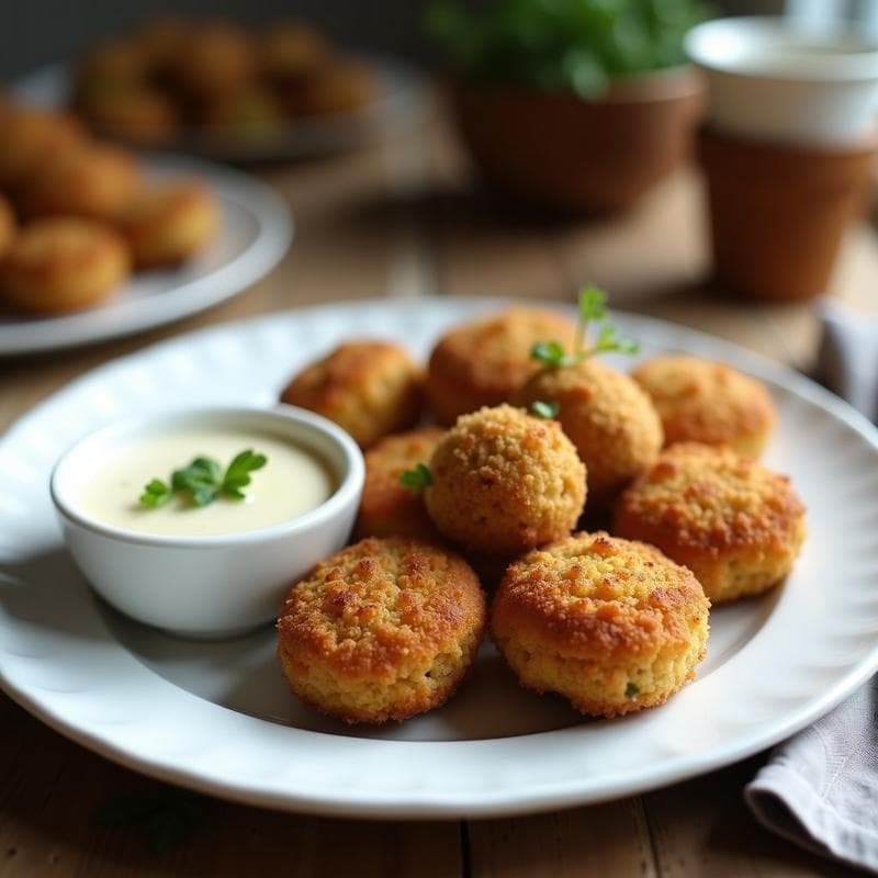 Croquetas de Quinoa y Champiñones con Bechamel de Anacardos: Receta Vegana en Thermomix
