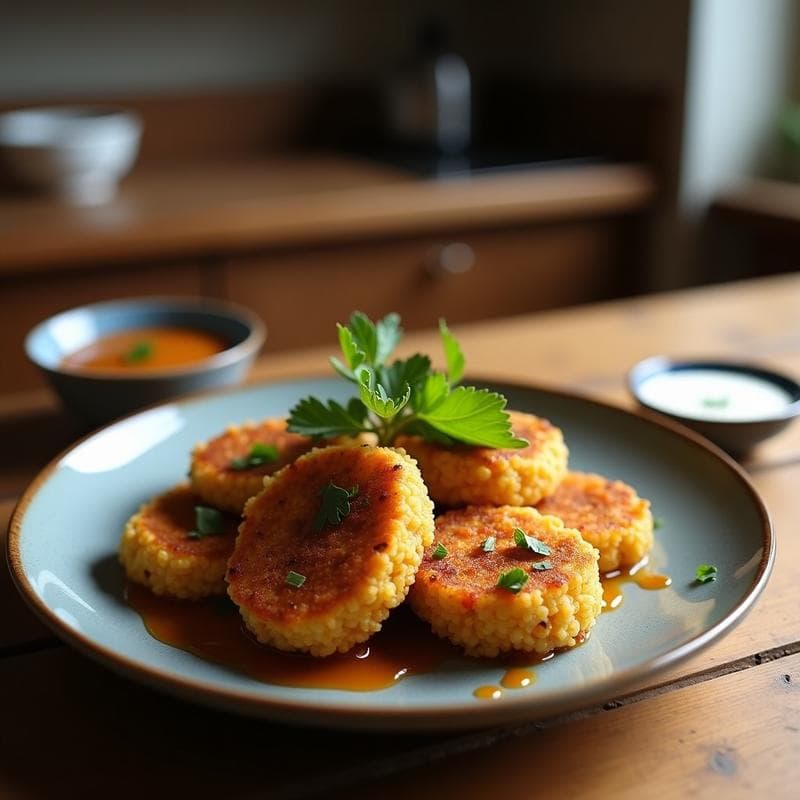 Croquetas de Quinoa y Espáragos con Salsa de Ajo Negro: Receta en Airfryer y Sin Lácteos