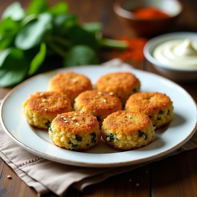 Croquetas de Quinoa y Espinacas con Queso de Anacardo: Entrante Sin Gluten en Airfryer