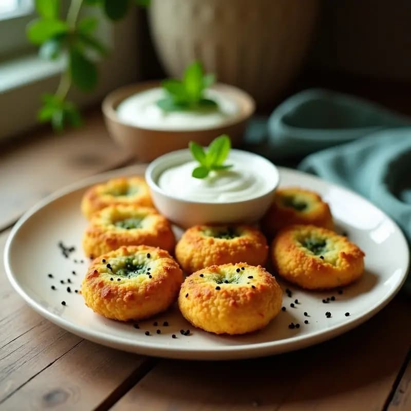 Croquetas de Quinoa y Espinacas con Queso Vegano de Anacardos: Snack Crujiente y Saludable