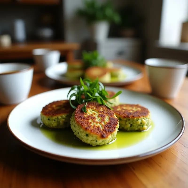 Croquetas de Quinoa y Espirulina con Crujiente de Semillas de Calabaza: Receta en Airfryer Sin Lácteos