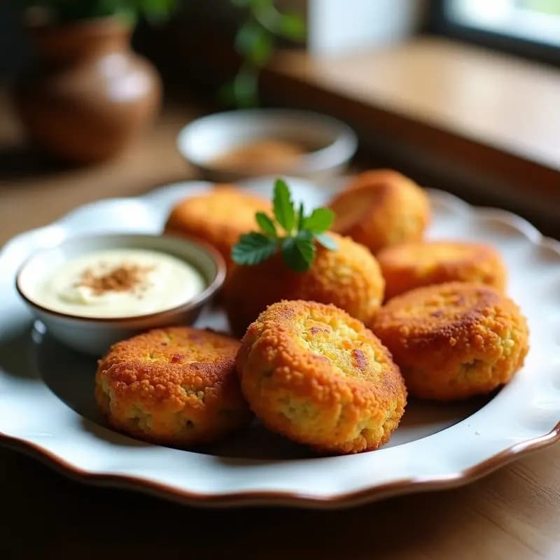 Croquetas de Quinoa Negra y Almejas: Aperitivo Chileno en Airfryer con Salsa de Merquén