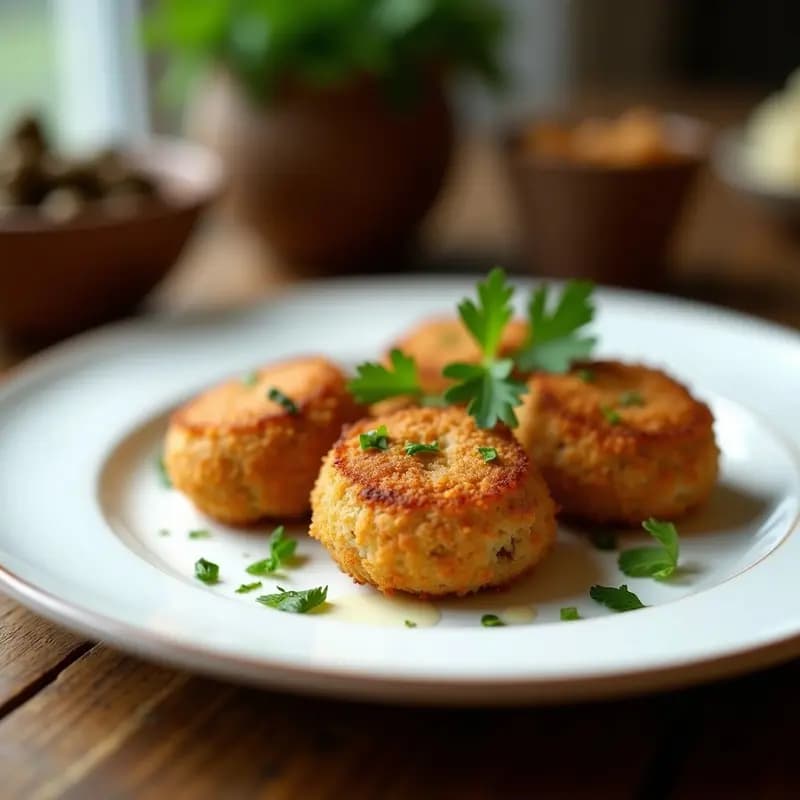 Croquetas de Quinoa y Champiñones Portobello: Aperitivo Francés en Olla Express