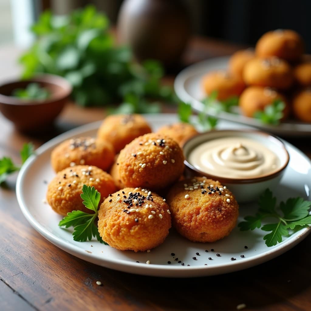 Croquetas de quinoa y setas shiitake con bechamel de anacardos: Aperitivo vegano sin harina