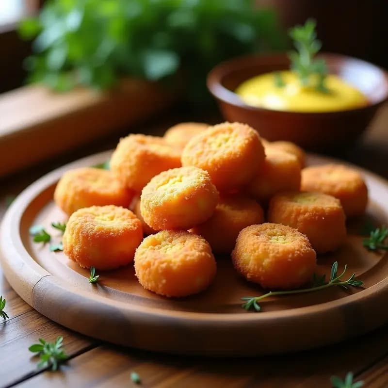 Croquettes de Jamón y Queso Gruyère: Receta Francesa Crujiente en Airfryer con Toque Gourmet