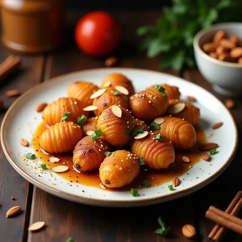 Crosne al Horno con Especias Ras el Hanout: Receta Marroquí Vegana y Crujiente en Airfryer