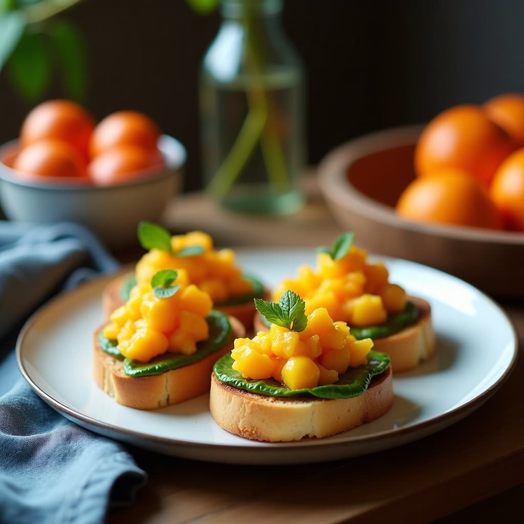 Crostini de Pan de Cebolla con Topping de Queso Azul y Higos Caramelizados: Aperitivo Francés en 10 Minutos