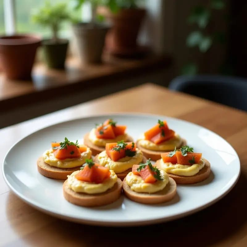 Crostinis de Pan de Espelta con Puré de Alcachofa y Anchoas: Receta Italiana Rápida
