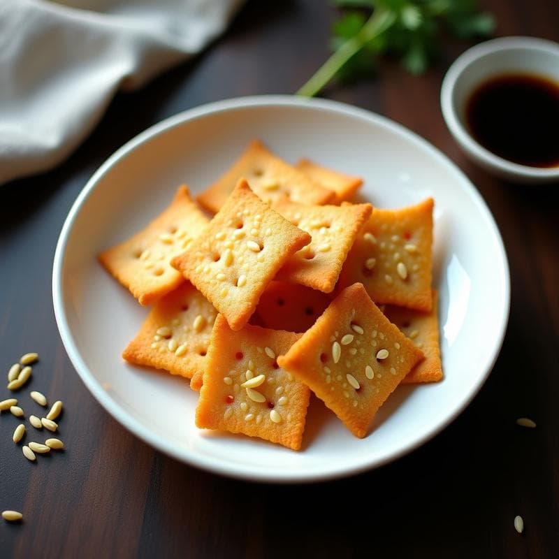 Crujientes de Algas Wakame y Semillas de Sésamo: Aperitivo Japonés Sin Harina y Alto en Yodo