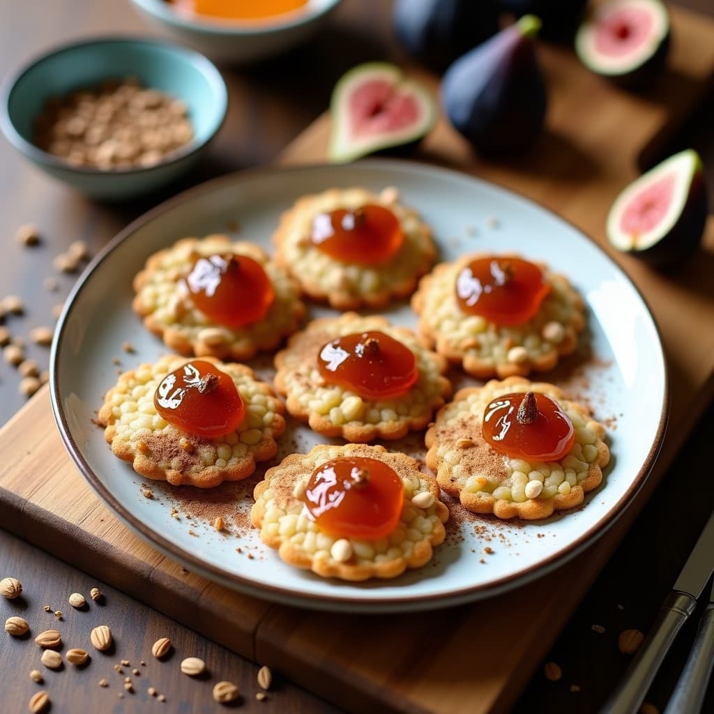 Crujientes de Almendra y Semillas de Chía con Mermelada de Higos: Snack Keto Sin Horno