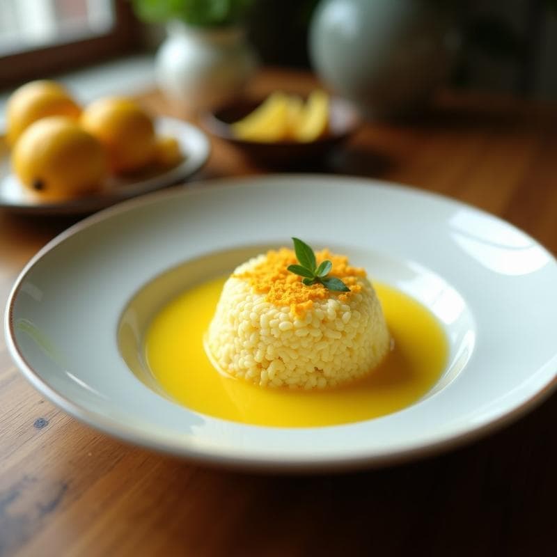 Curd de Limón y Cúrcuma con Cáscara de Coco: Postre Indio Vegano y Antiinflamatorio