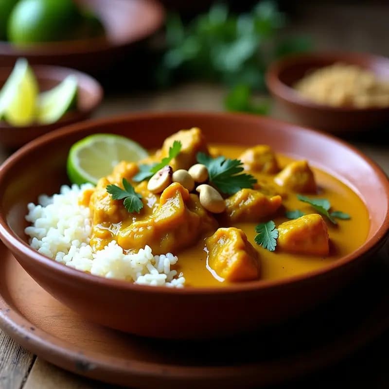 Curry de Cabra al Estilo Caribeño con Arroz Basmati: Receta de Islas Vírgenes en Olla Lenta
