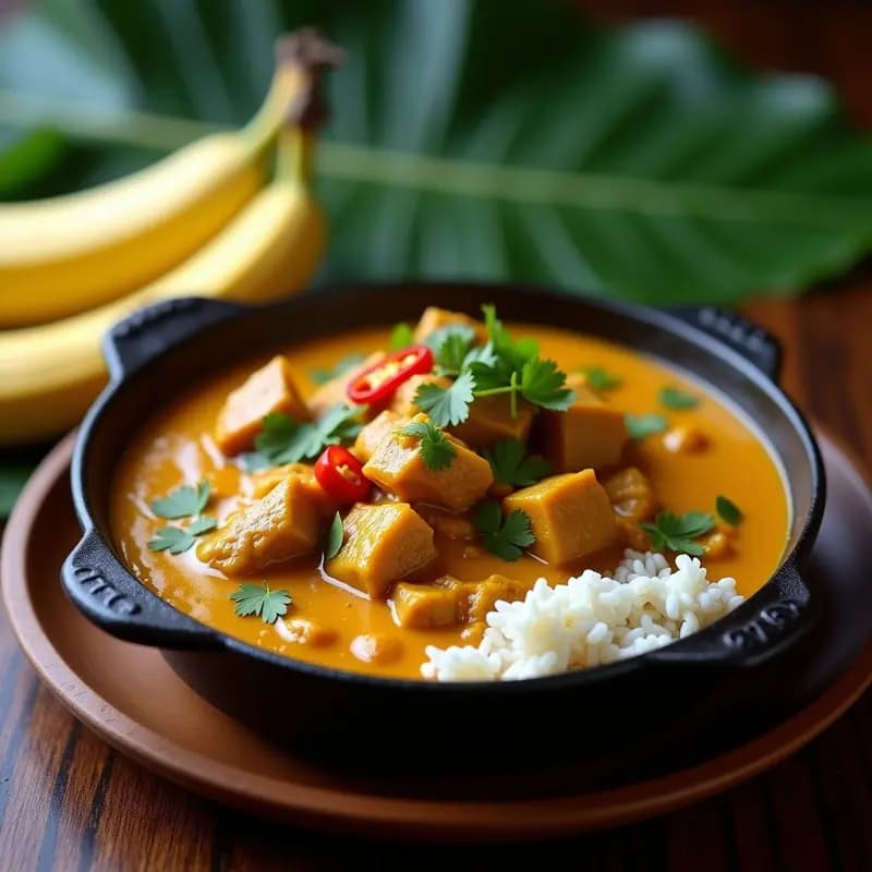 Curry de Cabra al Estilo Jamaicano con Arroz Basmati: Receta Caribeña y Especiada