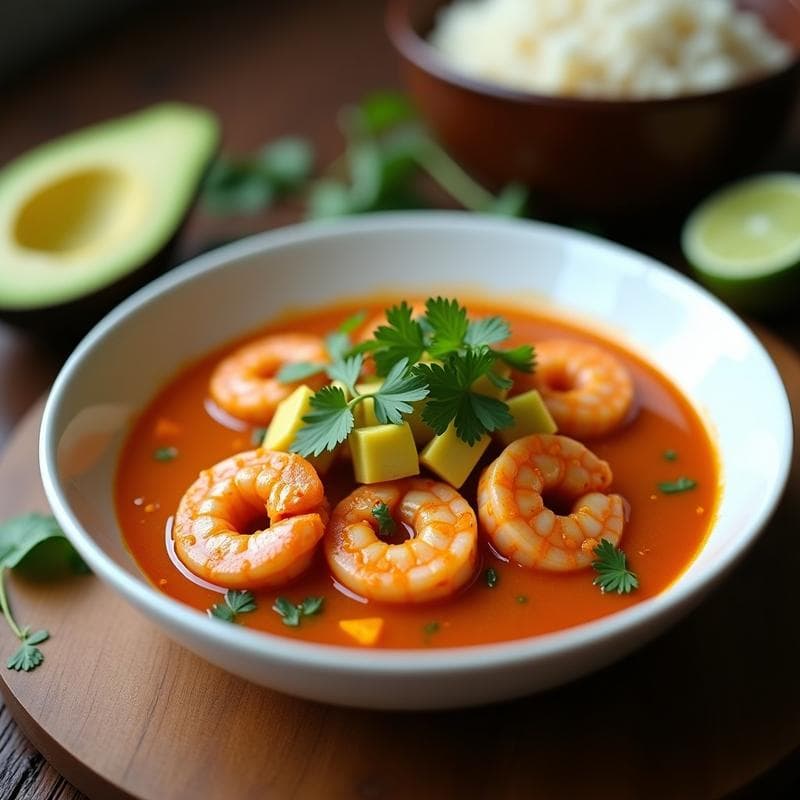 Curry de Camarones y Tamarindo con Arroz Basmati: Receta de Sri Lanka Express