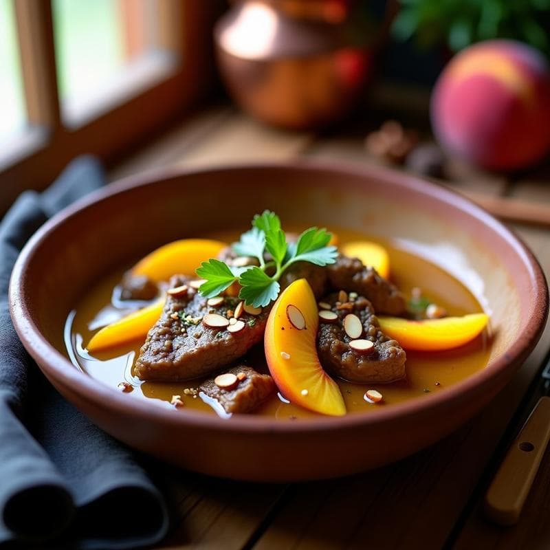 Curry de Cordero y Melocotón: Receta Afgana en Olla Lenta con Especias Exóticas