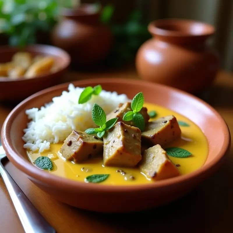 Curry de Cordero con Yogur y Menta: Receta Pakistana Tradicional en Olla Lenta