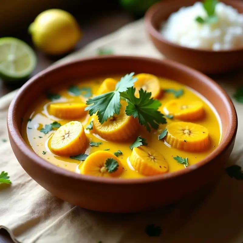 Curry de Flower de Banano y Cúrcuma: Receta India Vegana y Antiinflamatoria