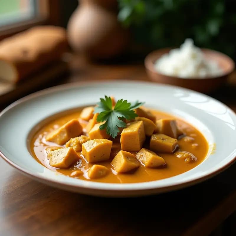 Curry de Jackfruit y coco: Estofado Sri Lankés vegano y cremoso