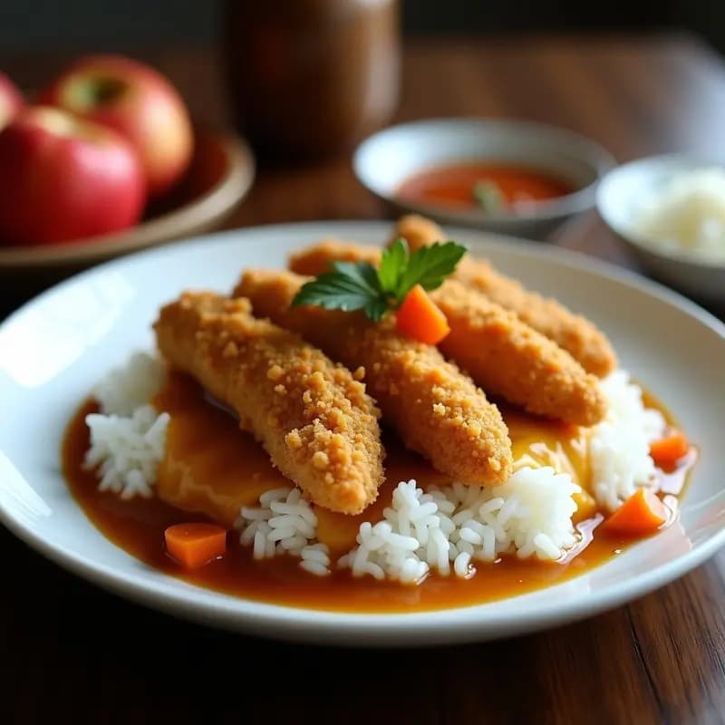 Curry Japonés Katsu de pollo empanizado: Receta Crujiente y Cremosa en 30 Minutos