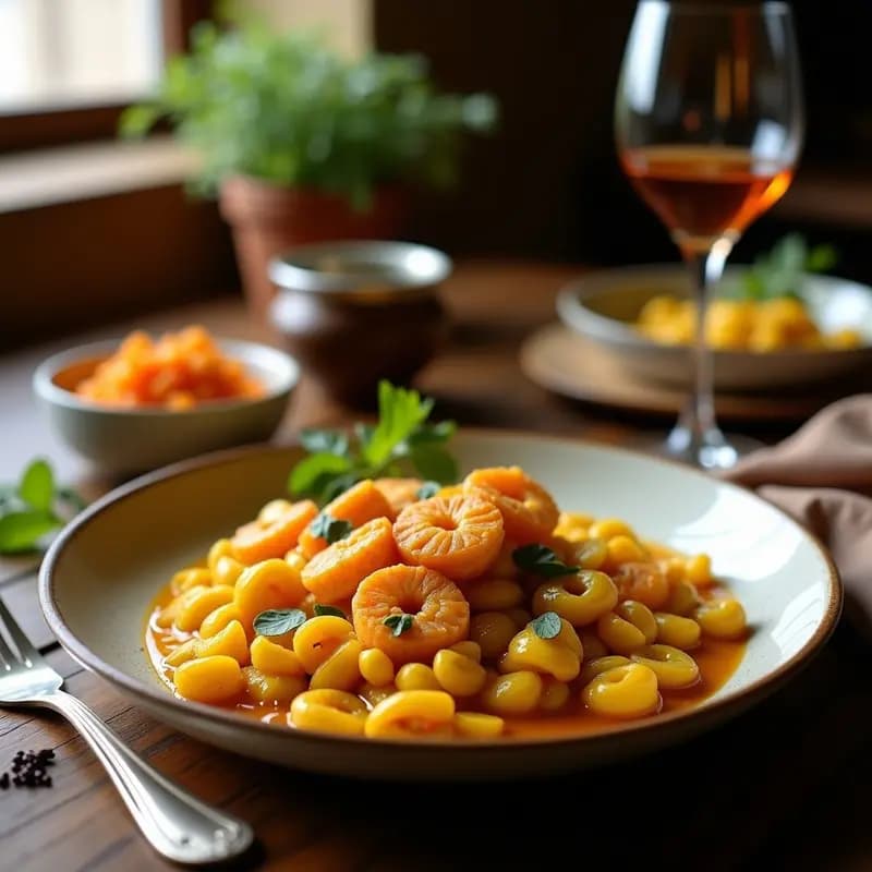 Curry Malasio de Camarones y Piña: Receta Exótica en Olla Lenta