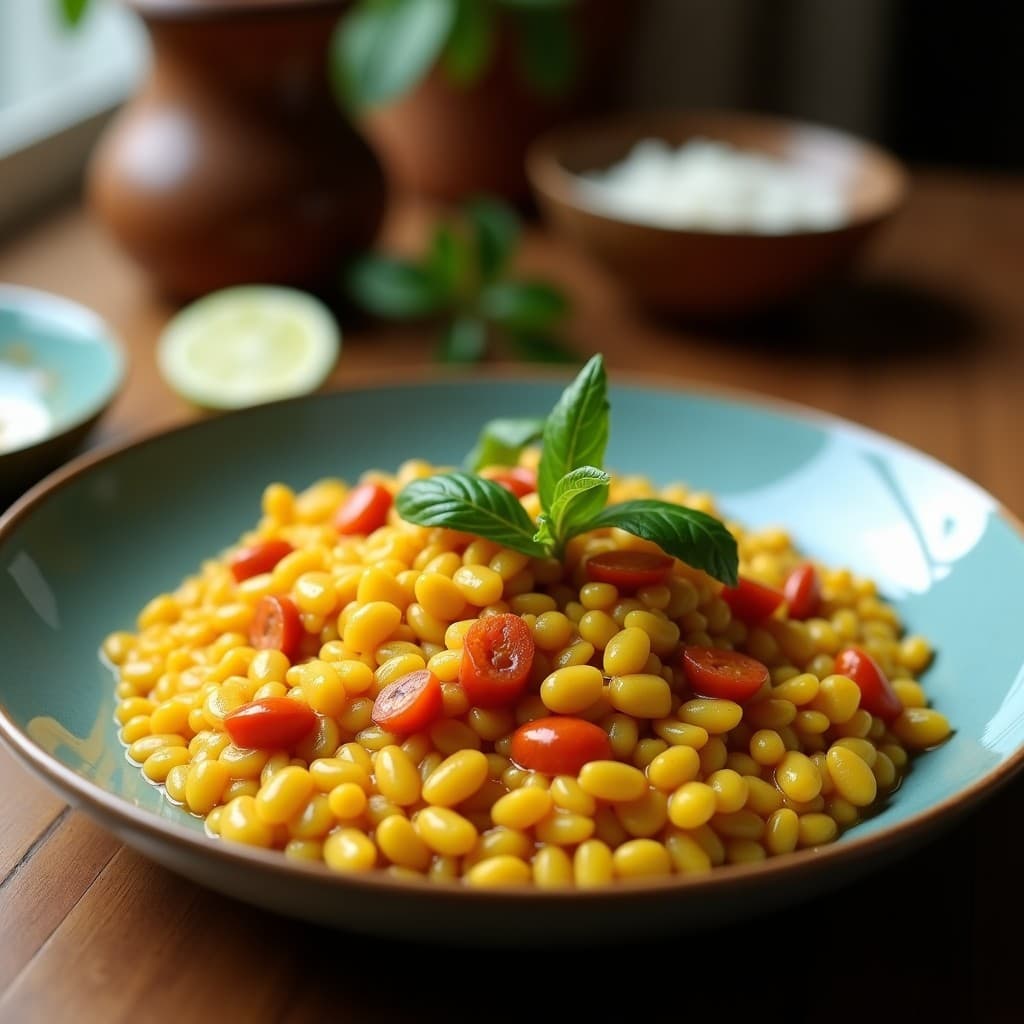 Curry Rojo de Lentejas y Coco: Receta en Airfryer Alta en Proteína y Sin Gluten