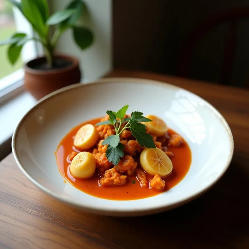 Curry Rojo Tailandés con Hongos Oyster: Receta Auténtica y Vegana en 25 Minutos