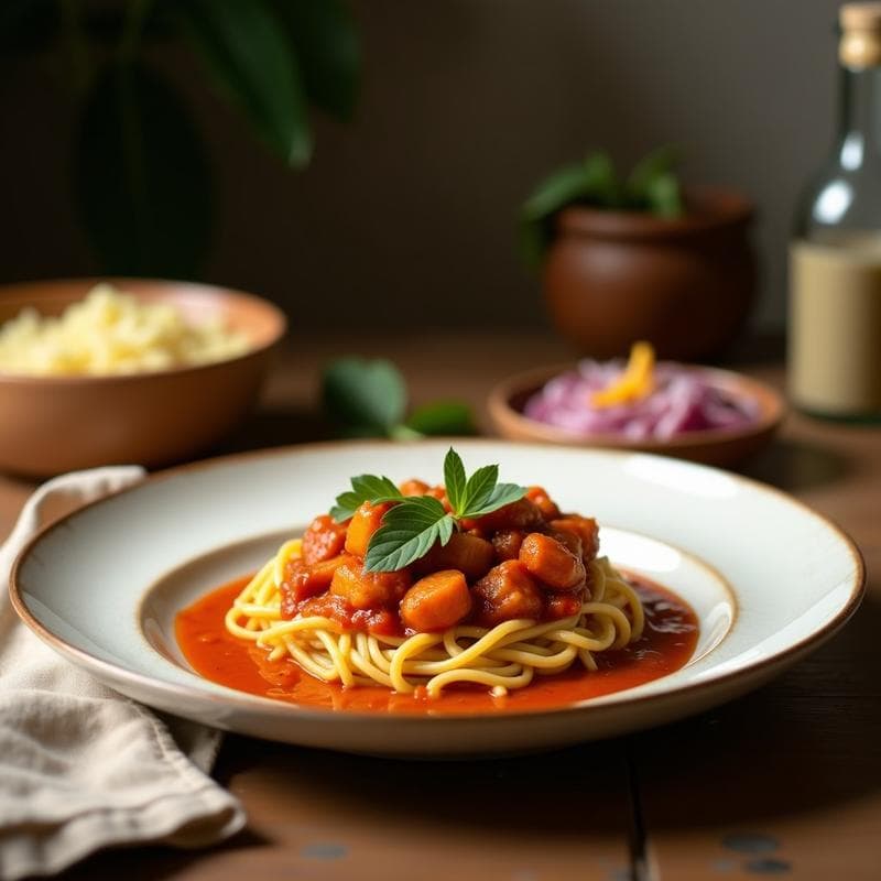 Curry Rojo Tailandés con Jackfruit: Receta Vegana en 20 Minutos con Explosión de Sabores