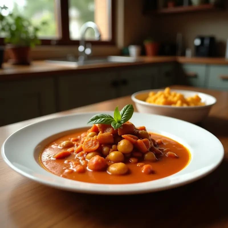 Curry Rojo Tailandés con Lechuga Cocida: Receta Authéntica y Sorprendente en 30 Minutos