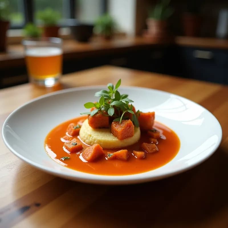 Curry Rojo Tailandés con Pastinaca y Jengibre: Receta Exótica en 30 Minutos