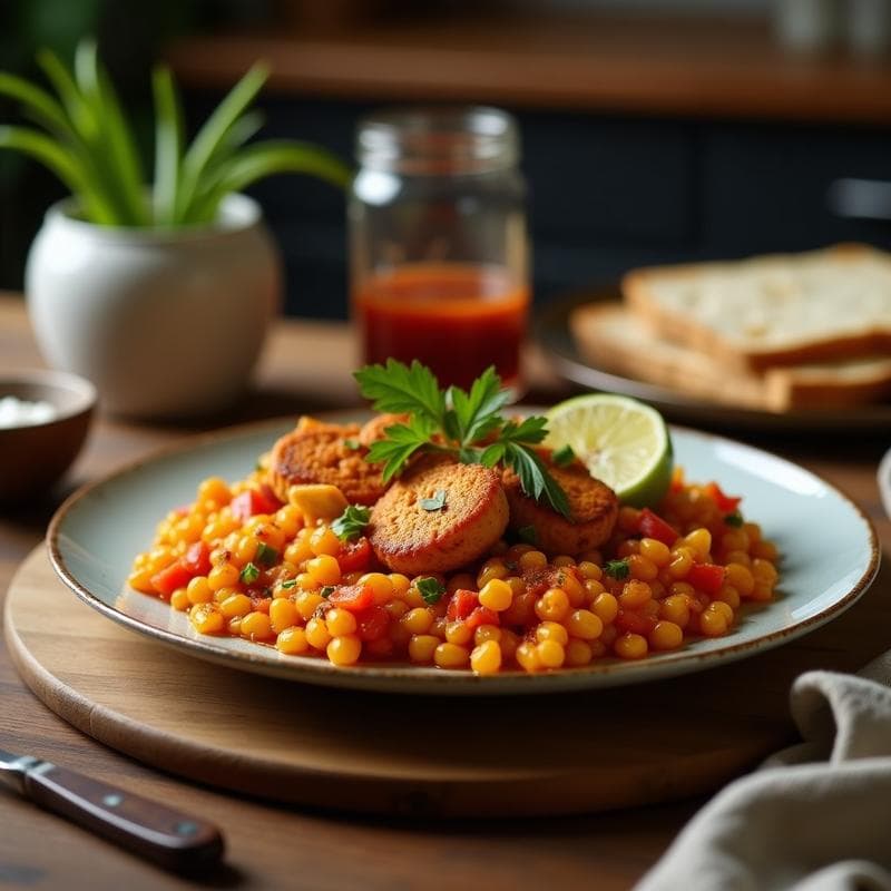 Curry Rojo Tailandés con Polea en Airfryer: Receta Authéntica y Rápida en 25 Minutos