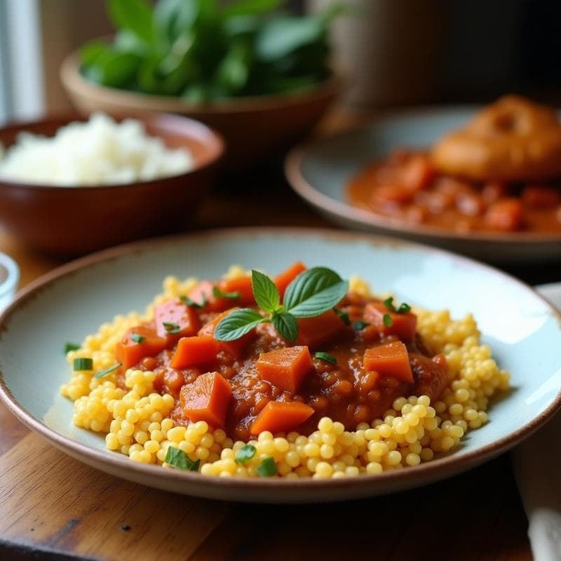 Curry Rojo Tailandés Vegano en Airfryer: Receta Rápida y Alta en Proteínas