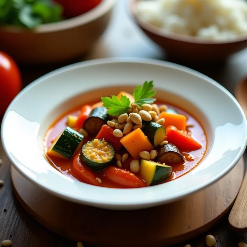 Curry Rojo Tailandés de Verduras en Airfryer: Receta Express y Alta en Sabor